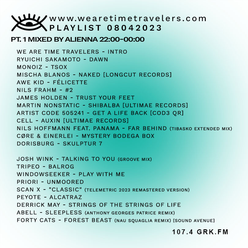 We Are Time Travelers 08 04 2023 playlist - 1